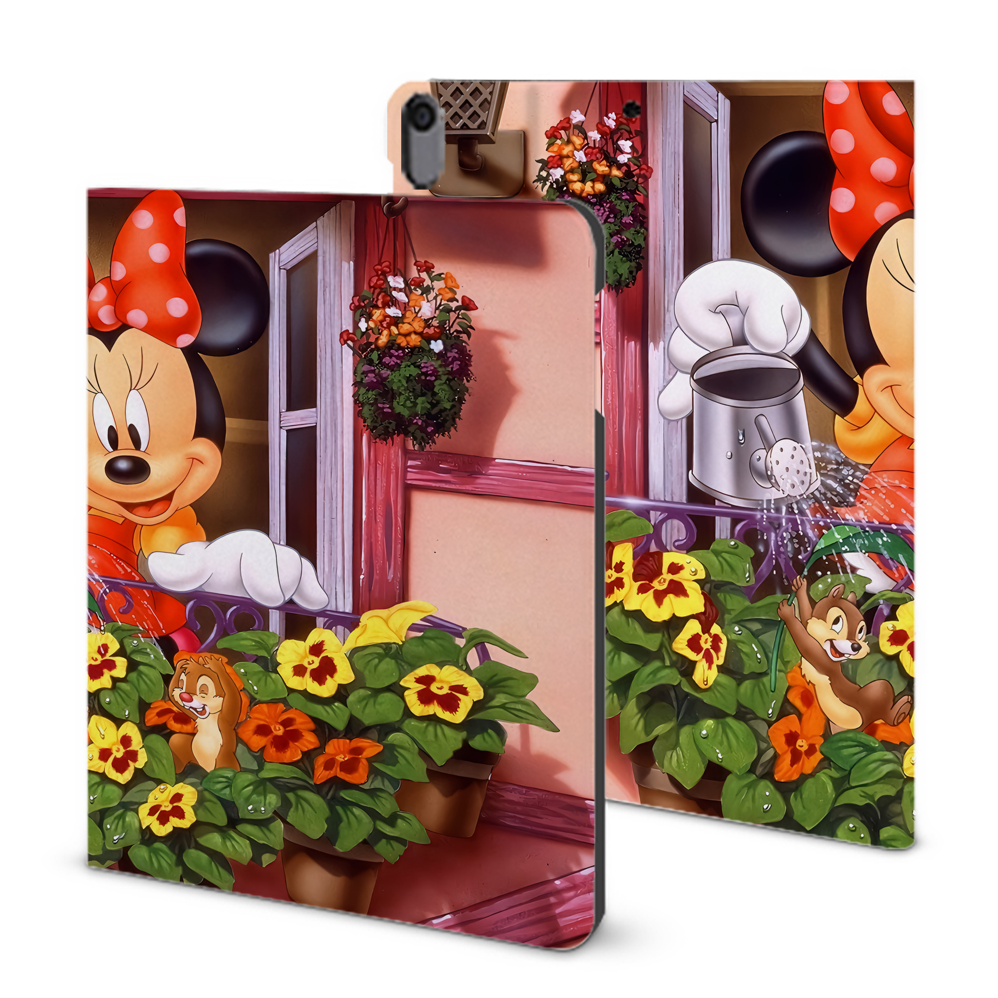 （画像用） ミッキーマウス Mickey Mouse IPad ケース ブック型 PUレザー TPU 耐衝撃 軽量 薄型 ペン収納なし 全面保護 IPad 各モデル対応